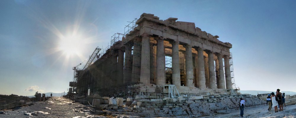 Athènes - Acropole - Parthénon - 11-08-2008 - 8h17